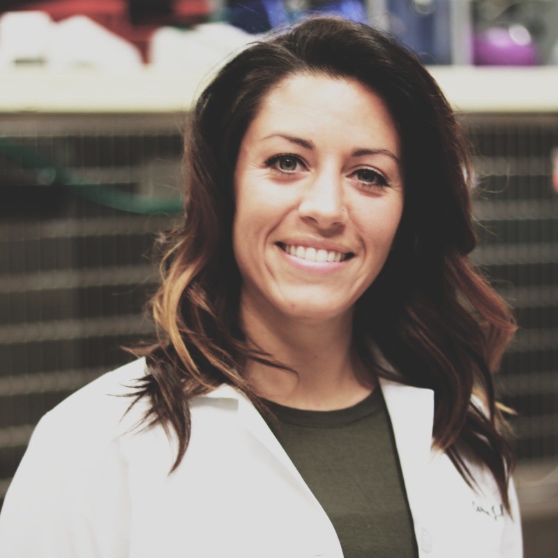 vet in white smiling